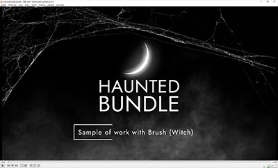 Haunted brush bundle tutorial