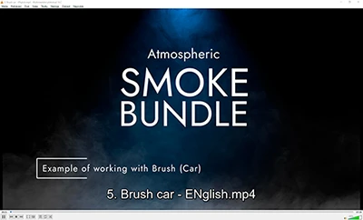 video tutorials smoke overlay and brush bundle