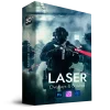 10 laser Overlays & Brushes (laser PNG & laser JPG)