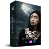 85 Light rays Overlays & Brushes (PNG & JPG)