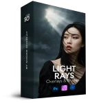 Light rays overlays & brushes pack 03