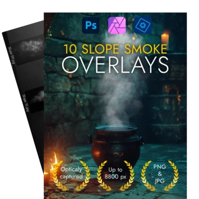 Slope smoke overlay JPG and PNG