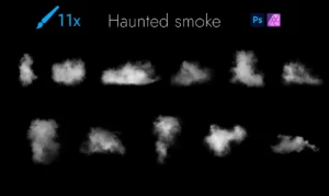 Haunted bundle smoke brush