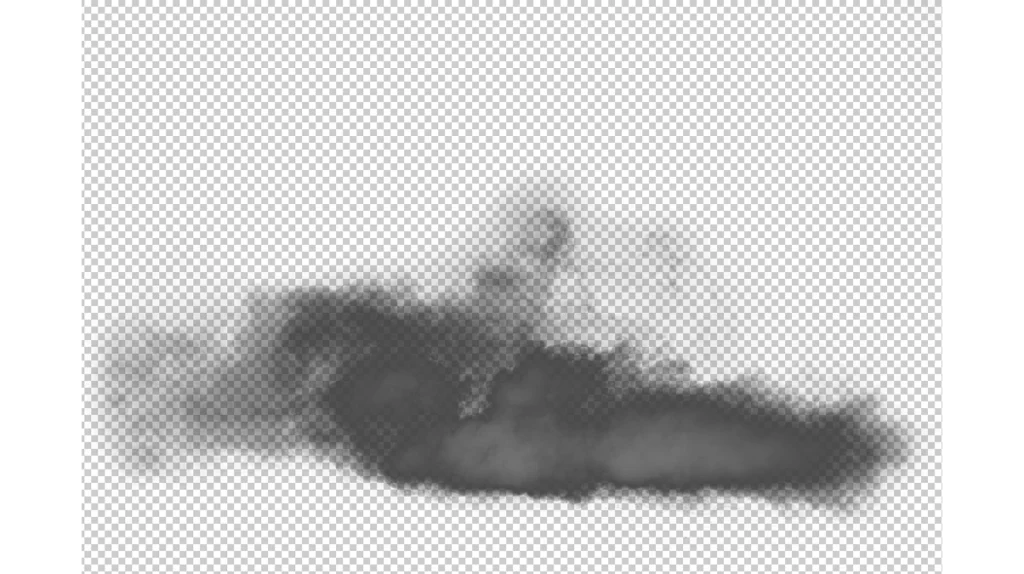 Smoke overlay PNG sample