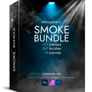 Atmospheric smoke bundle overlay and brushes 411 effects