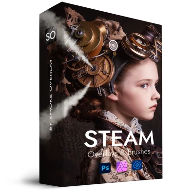 Steam overlays and brushes Pack 02