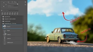 Car before and after